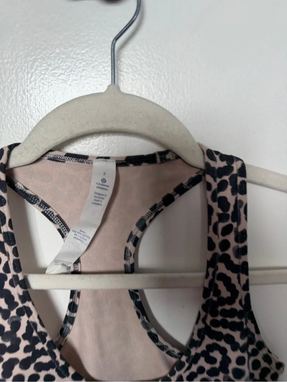Lululemon animal print tank